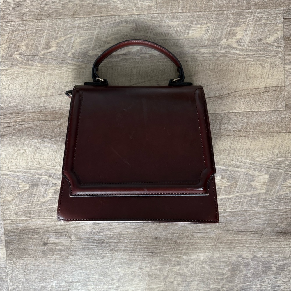 Elegant Burgundy Handbag